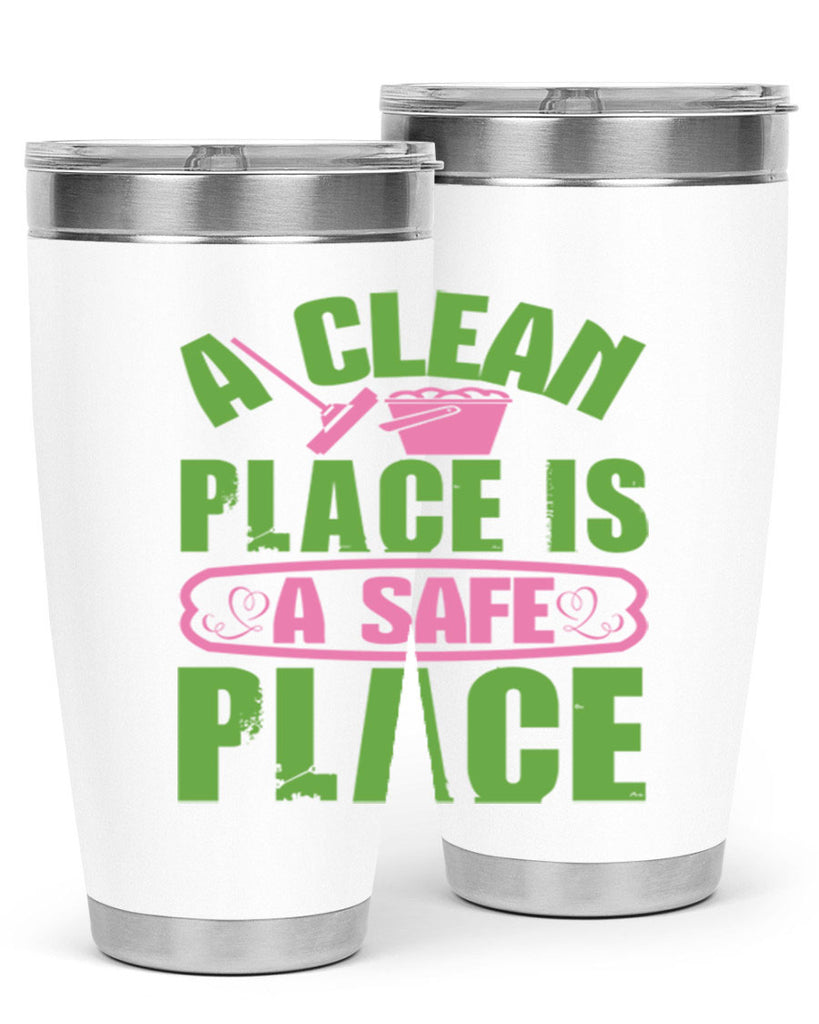 A clean place is a safe place Style 50#- cleaner- Cotton Tank