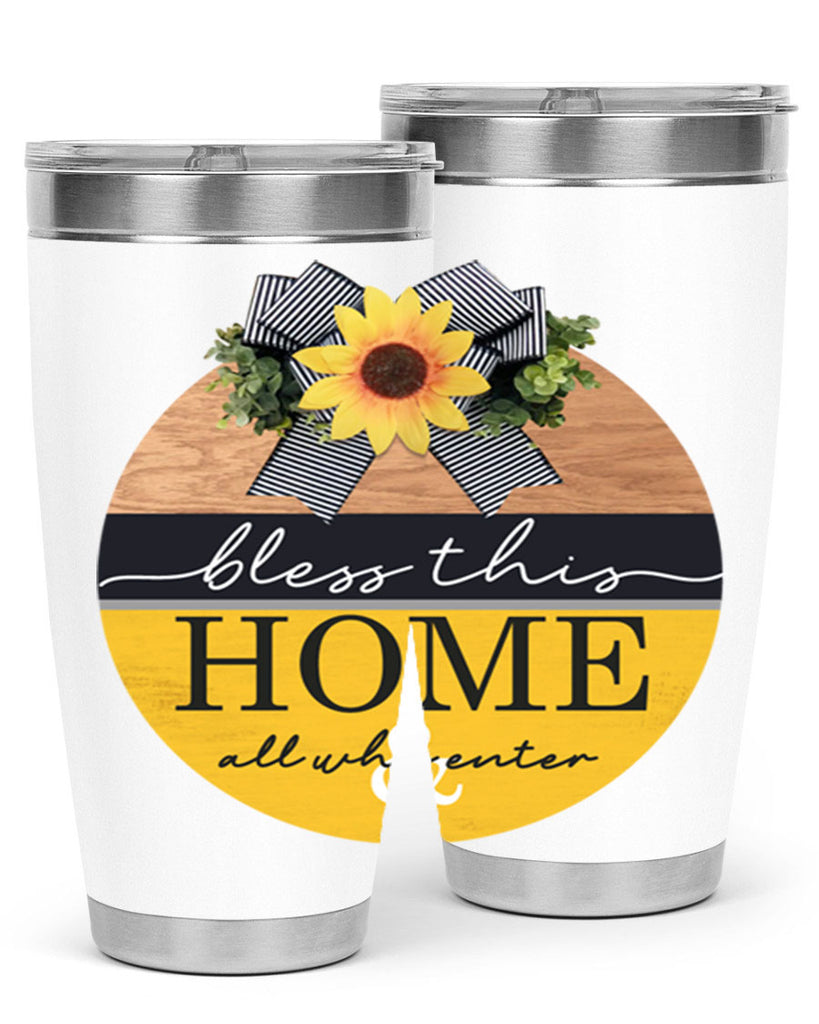Bless this Home and all Mockup56#- spring- Tumbler
