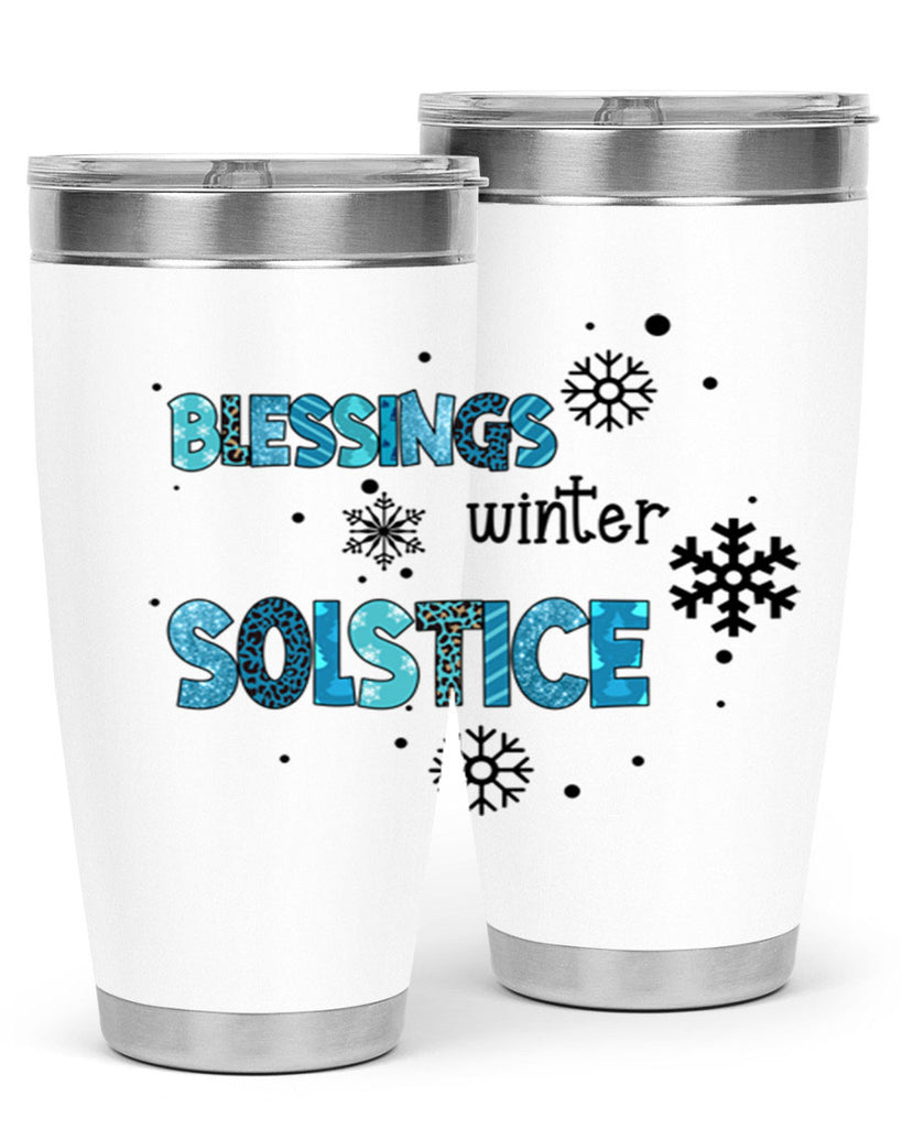 Blessings winter solstice 25#- winter- Tumbler