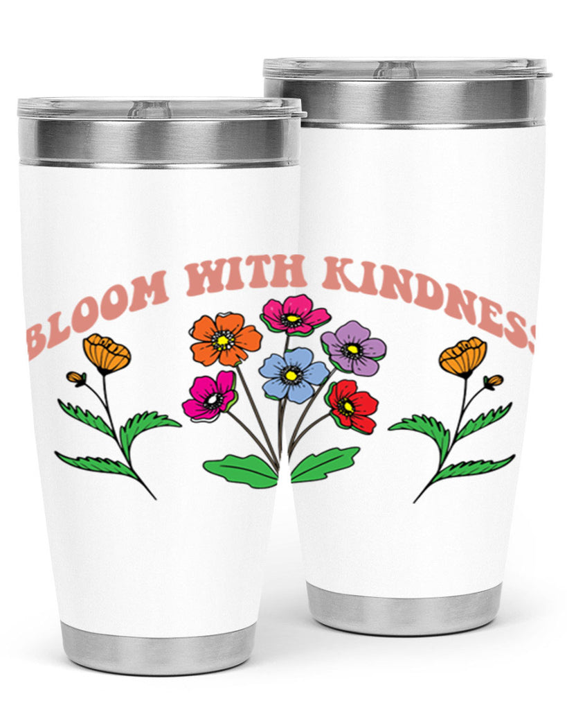 Bloom with Kindness  92#- spring- Tumbler