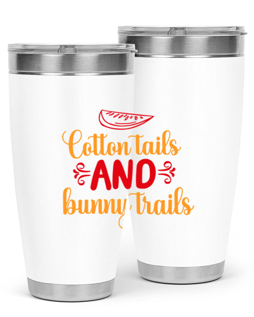 Cotton tails and bunny trails 111#- spring- Tumbler