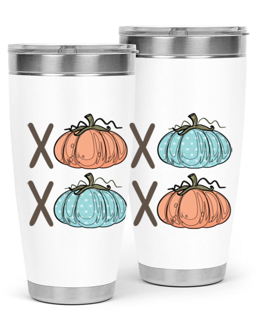 Fall Pumpkin XOXO 129#- fall- Tumbler