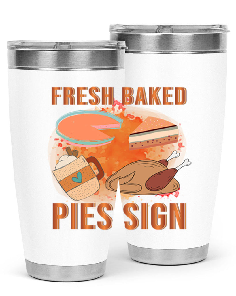 Fresh Baked Pies Sign 187#- fall- Tumbler