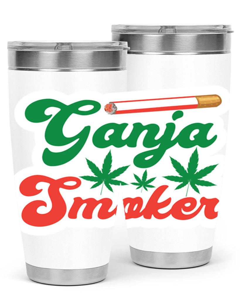 Ganja Smoker 90#- marijuana- Tumbler