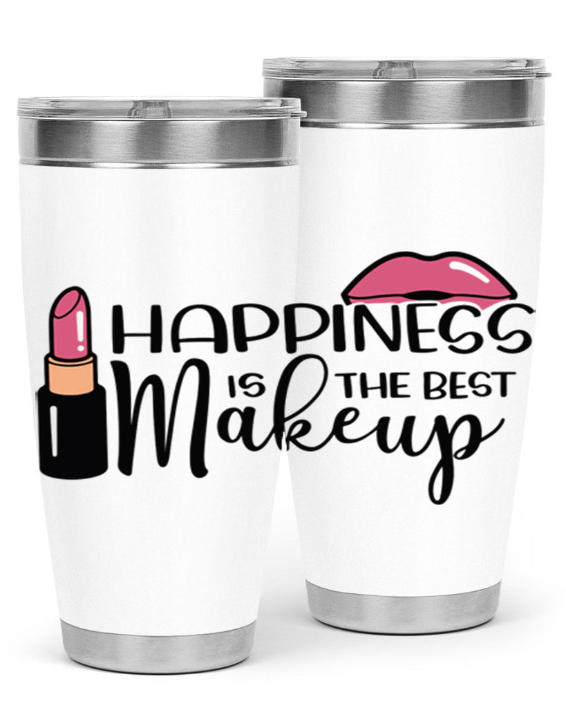Happiness Is The Best Makeup Style 93#- make up- Tumbler