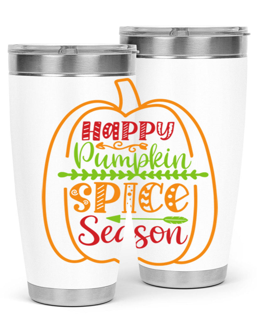 Happy Pumpkin Spice Season 243#- fall- Tumbler