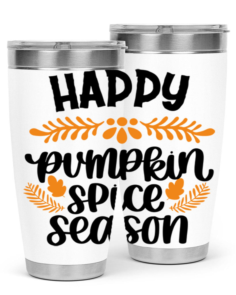 Happy Pumpkin Spice Season 492#- fall- Tumbler