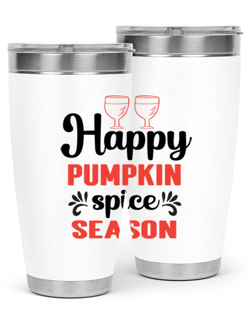 Happy pumpkin spice season 244#- fall- Tumbler