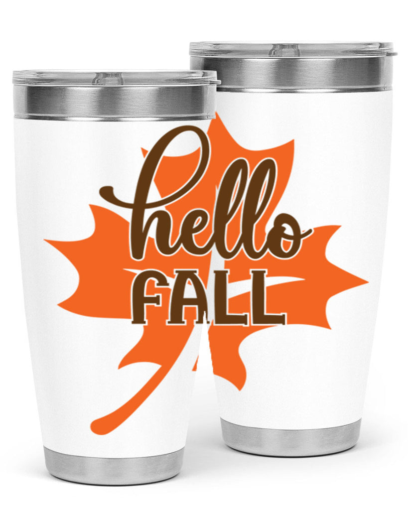 Hello Fall 273#- fall- Tumbler