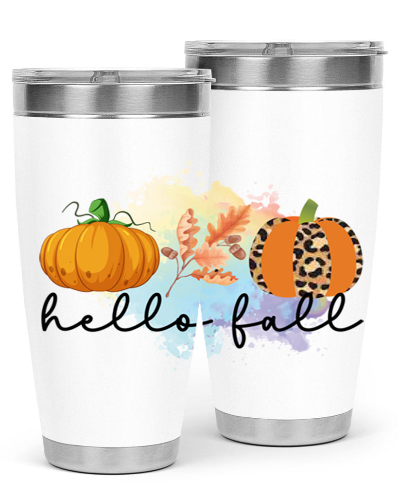 Hello Fall 277#- fall- Tumbler