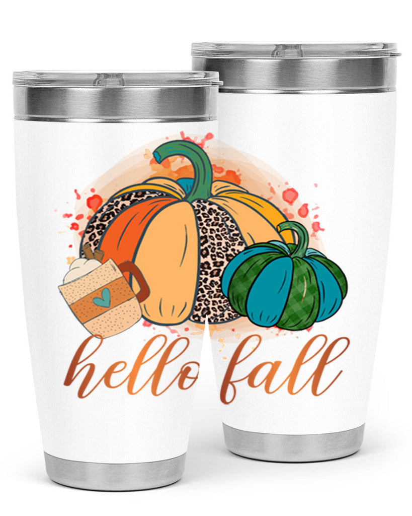 Hello Fall 282#- fall- Tumbler