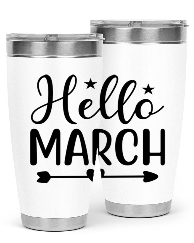Hello March 184#- spring- Tumbler