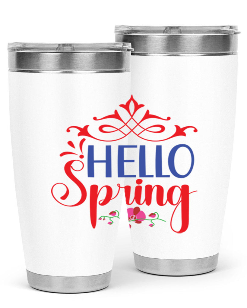 Hello Spring 211#- spring- Tumbler