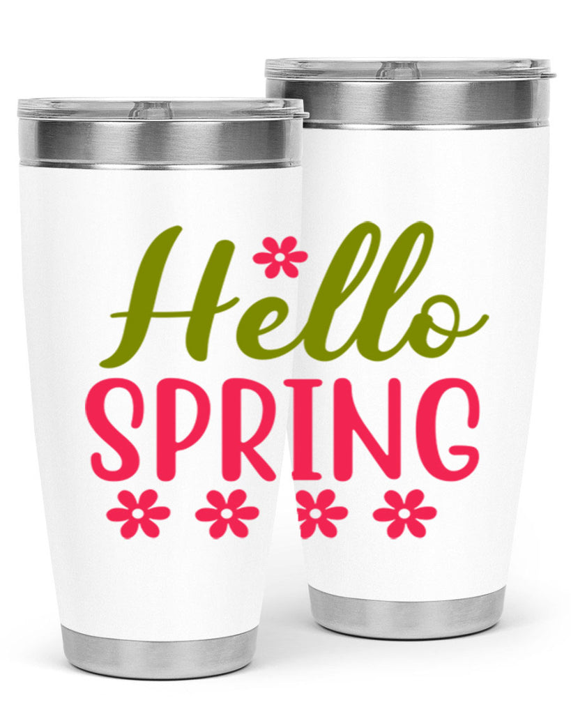 Hello Spring 213#- spring- Tumbler