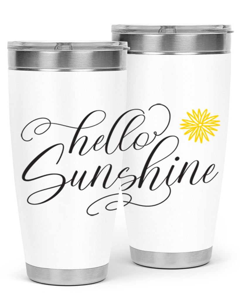 Hello Spring Lettering201#- spring- Tumbler