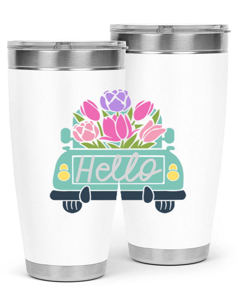 Hello Truck218#- spring- Tumbler
