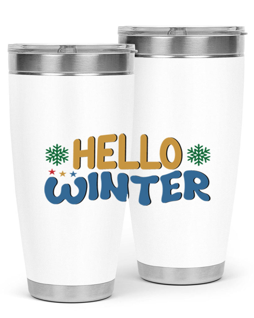 Hello Winter 181#- winter- Tumbler