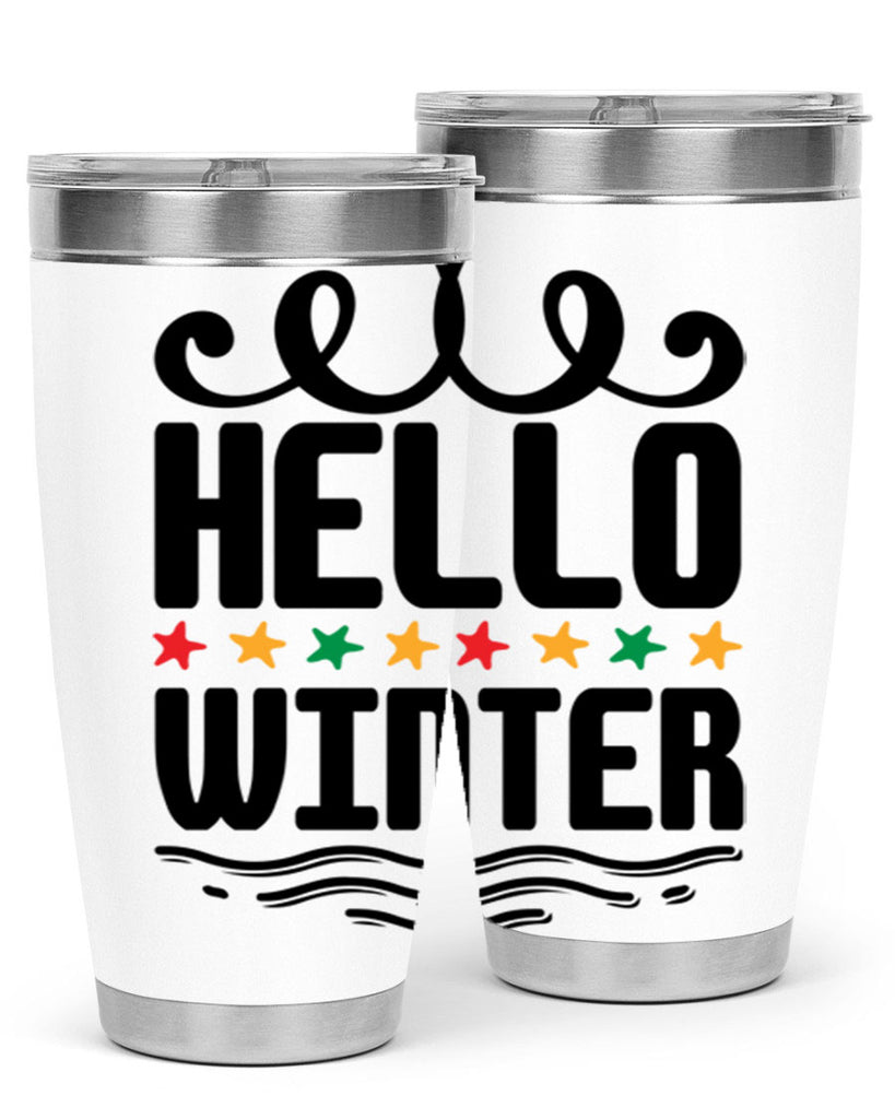 Hello Winter 185#- winter- Tumbler