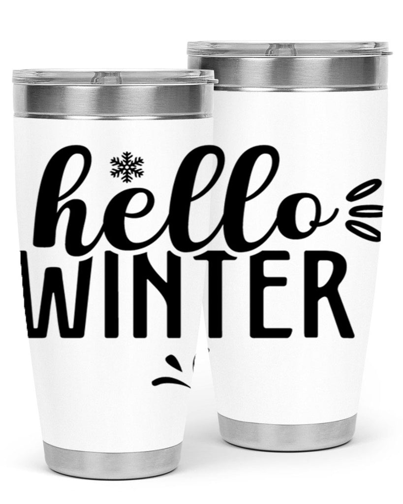 Hello Winter171#- winter- Tumbler