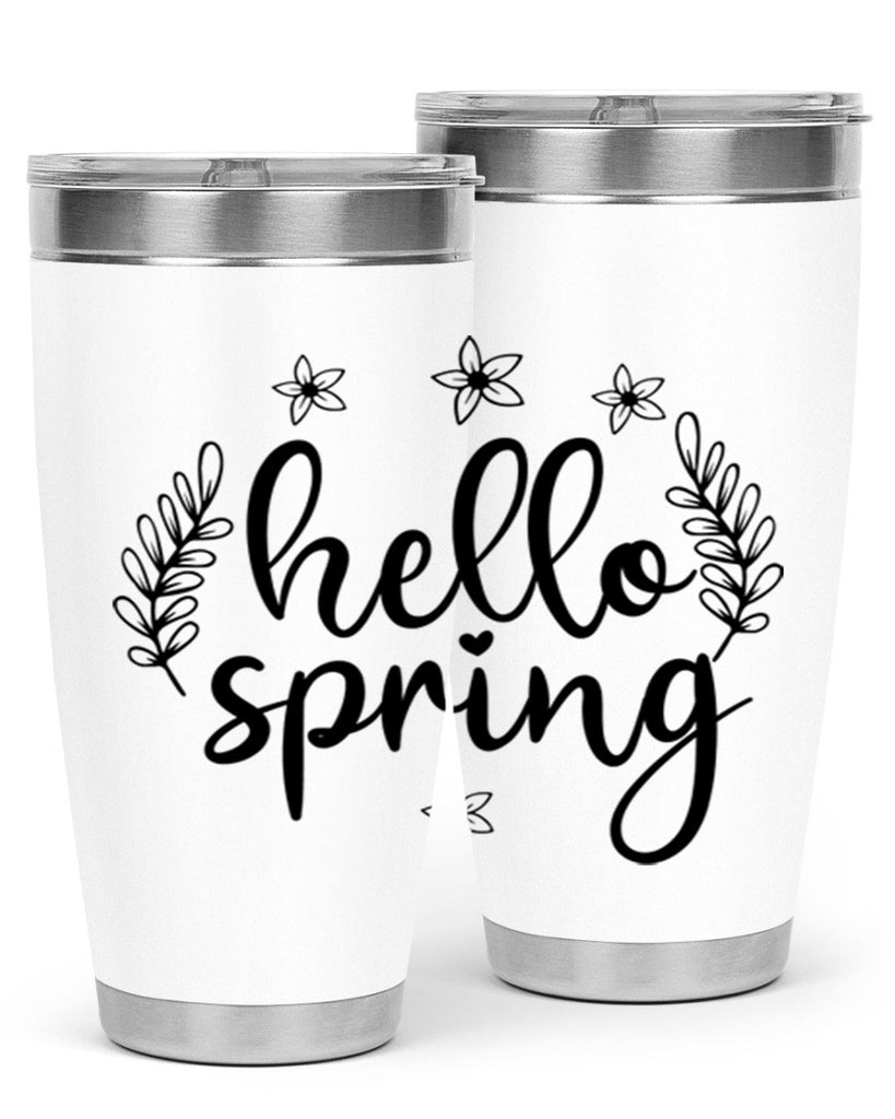 Hello spring design  221#- spring- Tumbler