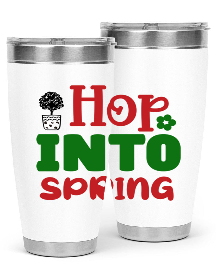 Hop into Spring 251#- spring- Tumbler