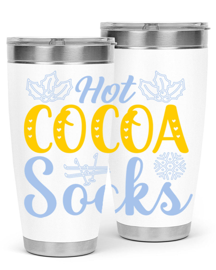 Hot cocoa socks211#- winter- Tumbler