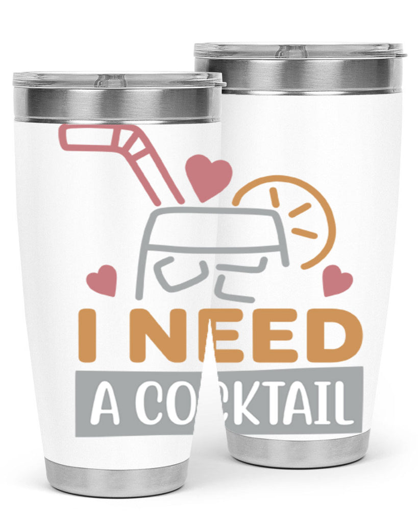 I Need A Cocktail 107#- fashion- Cotton Tank