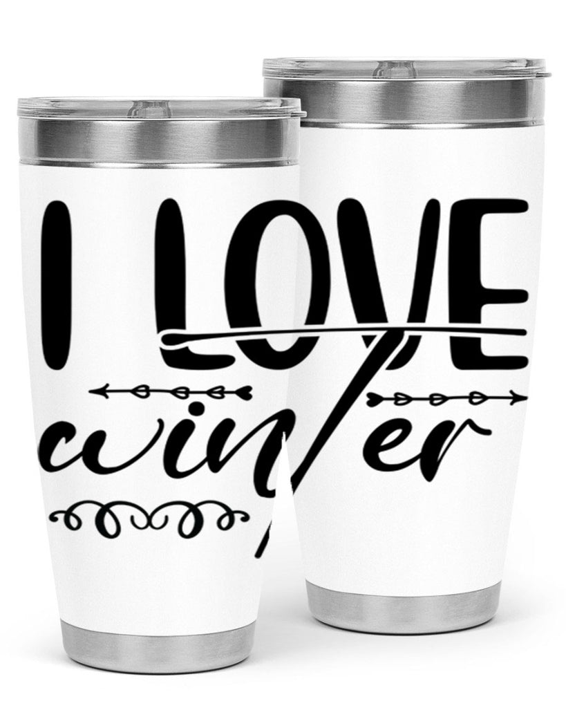 I love winter 243#- winter- Tumbler