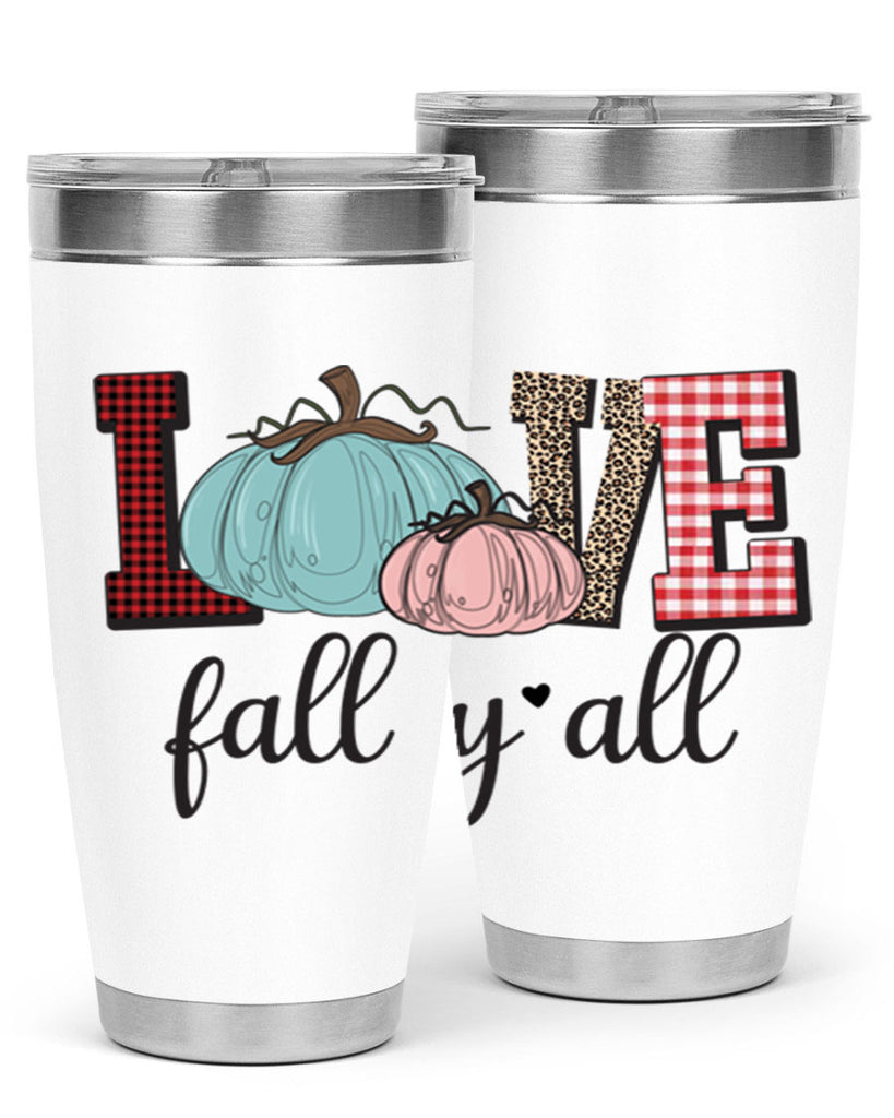 Love Fall Yall 409#- fall- Tumbler