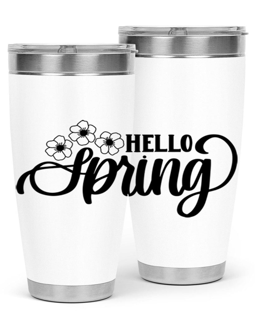 PNG_Hello Spring393#- spring- Tumbler