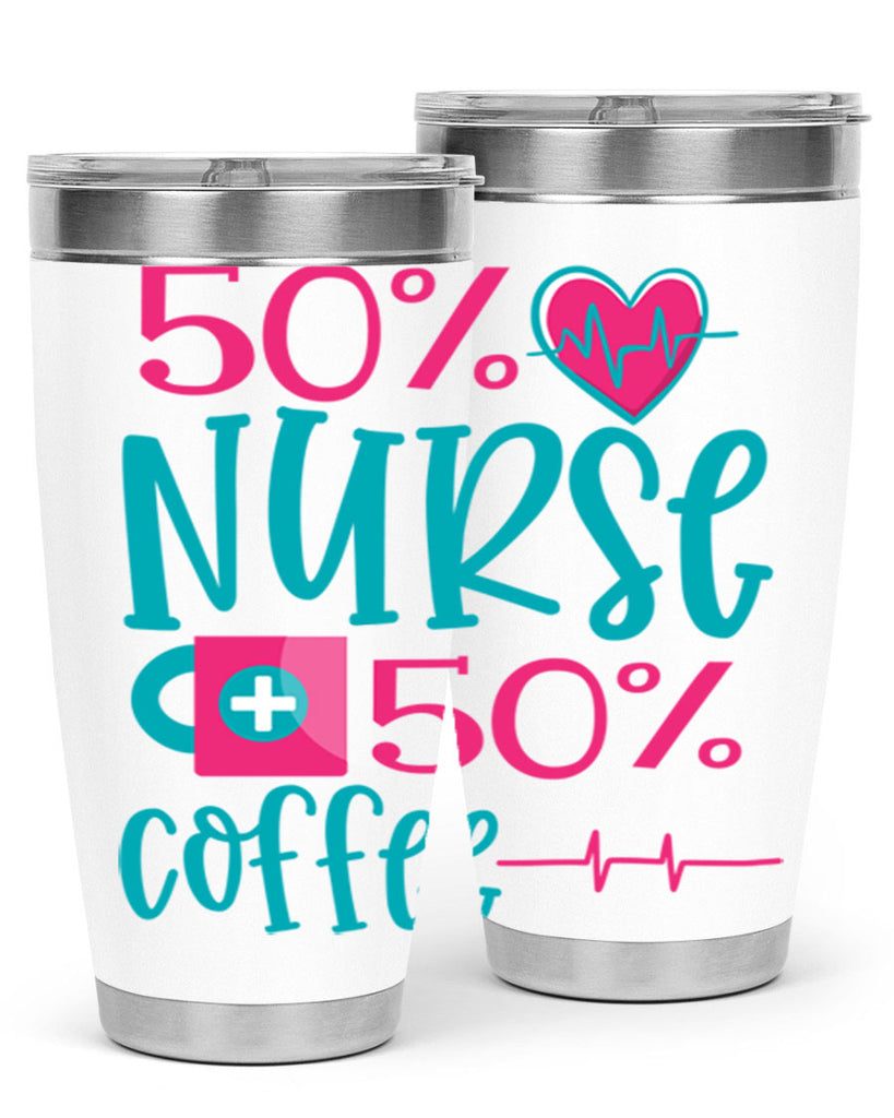 Percent Nurse Percent Coffee Style 395#- nurse- tumbler