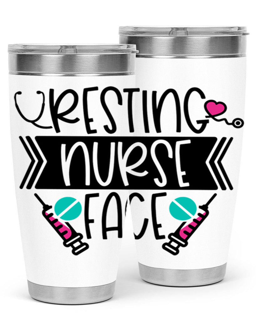 Resting Nurse Face Style Style 58#- nurse- tumbler