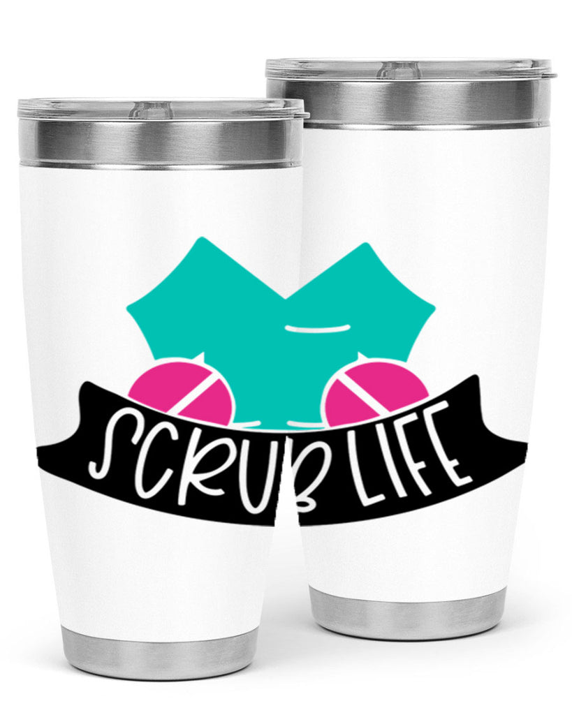 Scrub Life Style Style 45#- nurse- tumbler