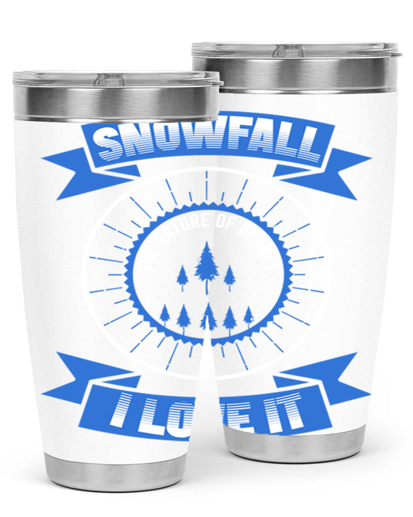 Snowfall Winter 373#- winter- Tumbler