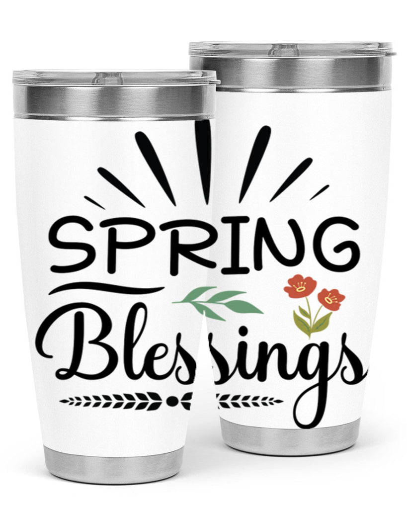 Spring Blessings  482#- spring- Tumbler