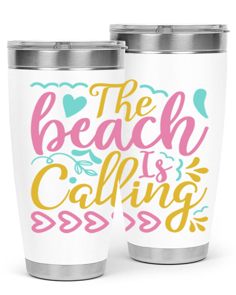 The beach is calling Style 1#- summer- Tumbler