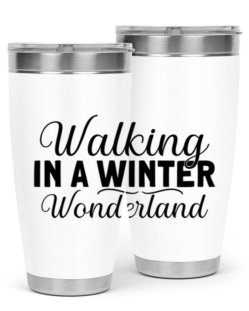 Walking in a Winter Wonderland 434#- winter- Tumbler