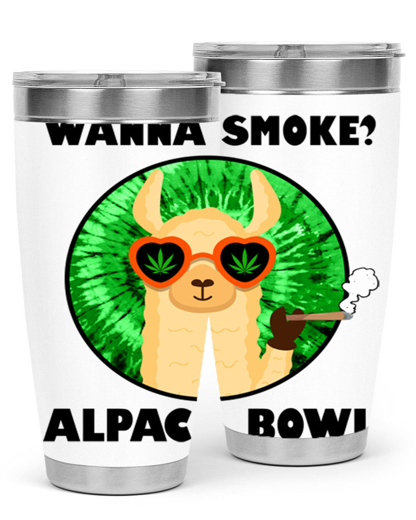 Wanna Smoke Alpaca Bowl 276#- marijuana- Tumbler