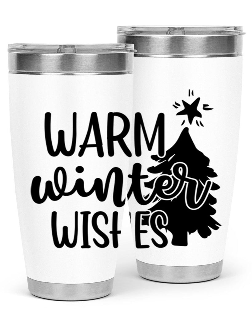 Warm Winter Wishes 451#- winter- Tumbler