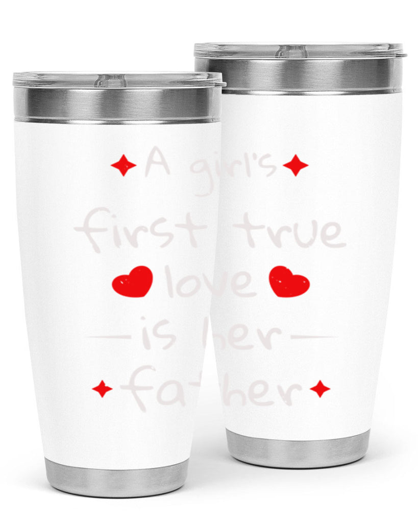 a girl’s first true 116#- fathers day- Tumbler