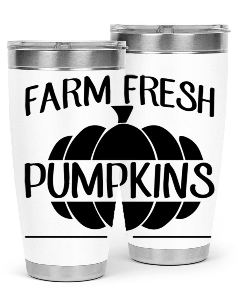 farm fresh pumpkins 173#- fall- Tumbler