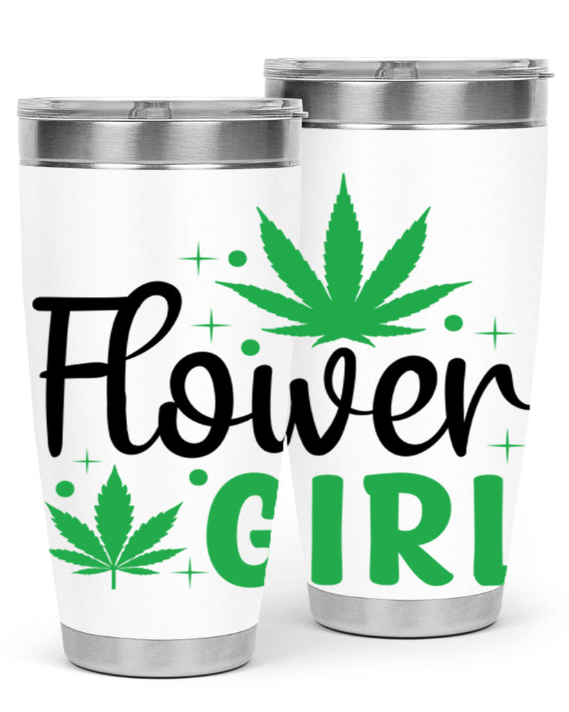 flower girl 83#- marijuana- Tumbler