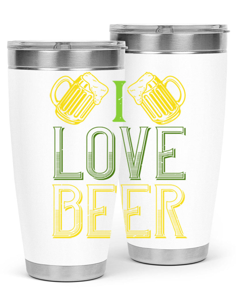 i love beer Style 134#- St Patricks Day- Tumbler