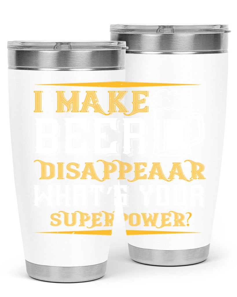 i make beer disappeaar what’s your superpower 73#- beer- Tumbler