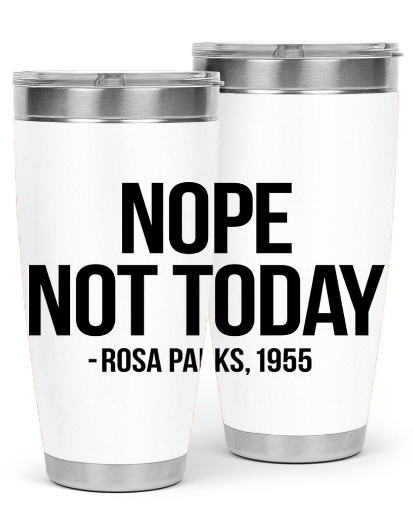 nope not today rosa parks 60#- black words phrases- Cotton Tank