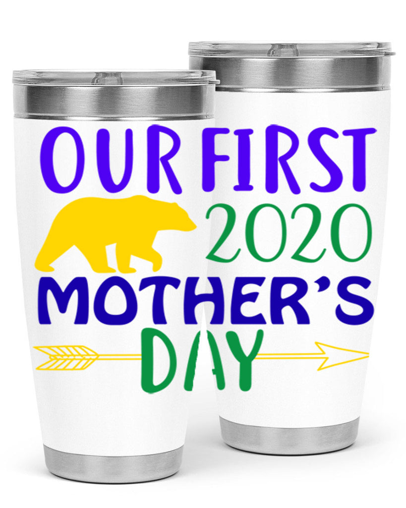 our first mothers day 4#- mardi gras- Tumbler