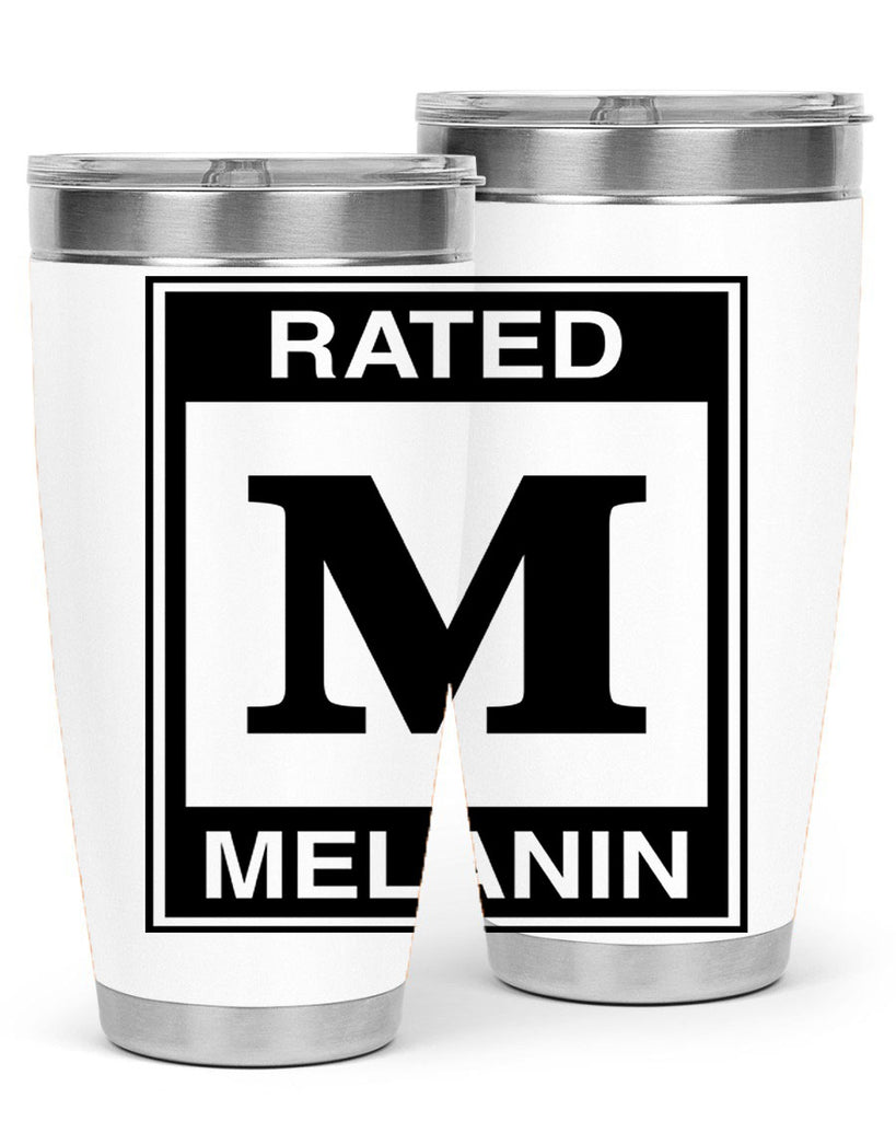 ratedm melanin 44#- black words phrases- Cotton Tank