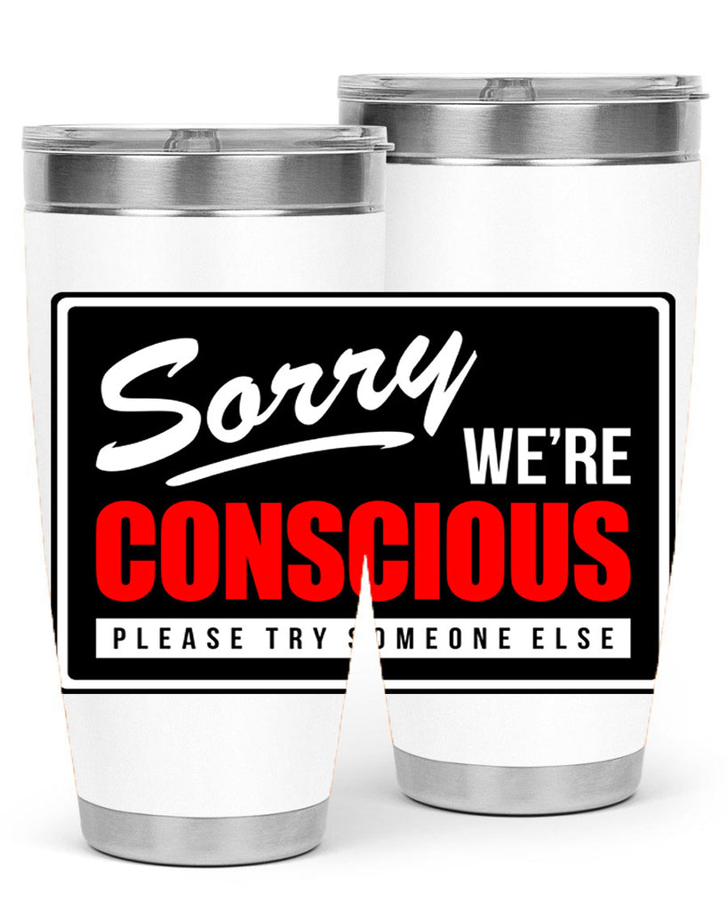 sorry were conscious 28#- black words phrases- Cotton Tank
