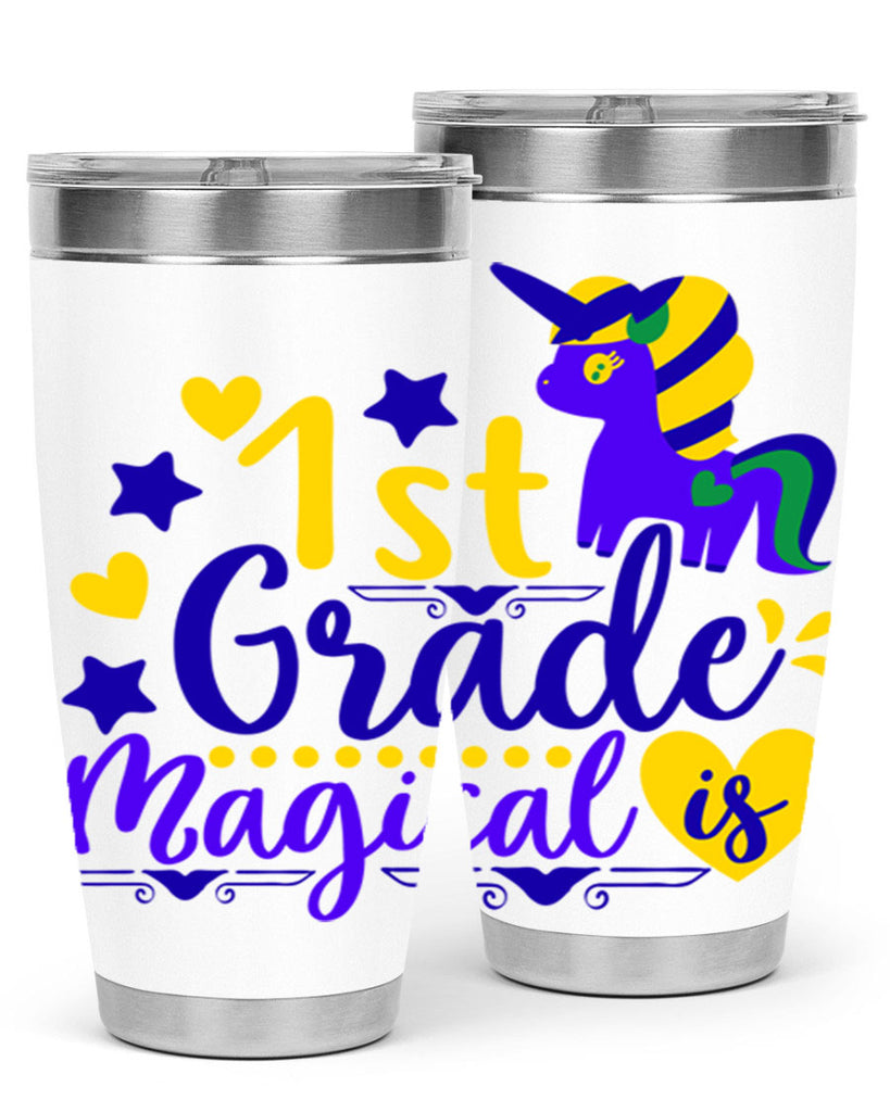 st grade magical 63#- mardi gras- Tumbler