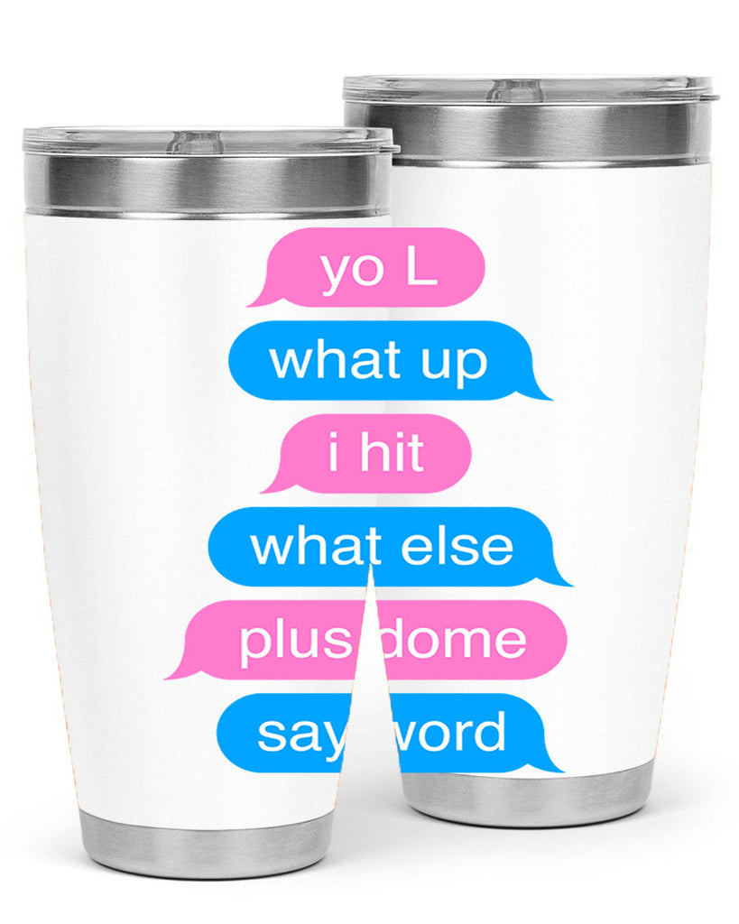 text conversation camron 23#- black words phrases- Cotton Tank